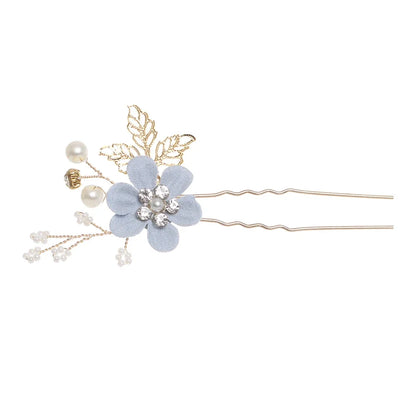 Crystal Flower Hair Pin