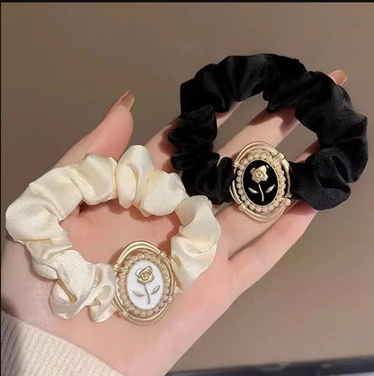 Vintage Style Rose Hair Tie