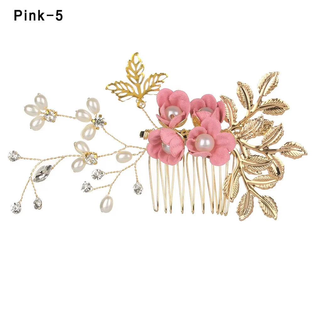 Crystal Flower Hair Pin