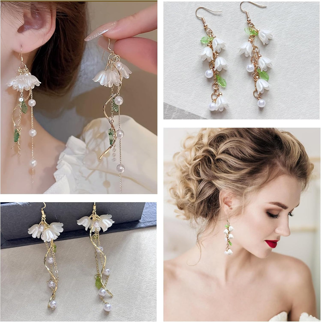 Fairy Flowers Dangling Earrings