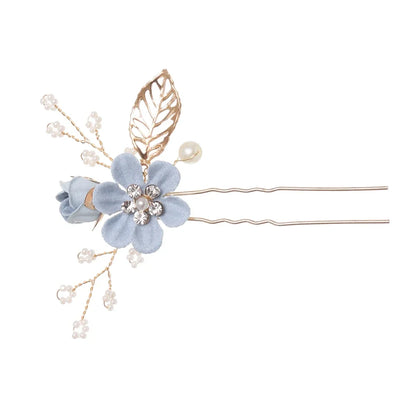 Crystal Flower Hair Pin