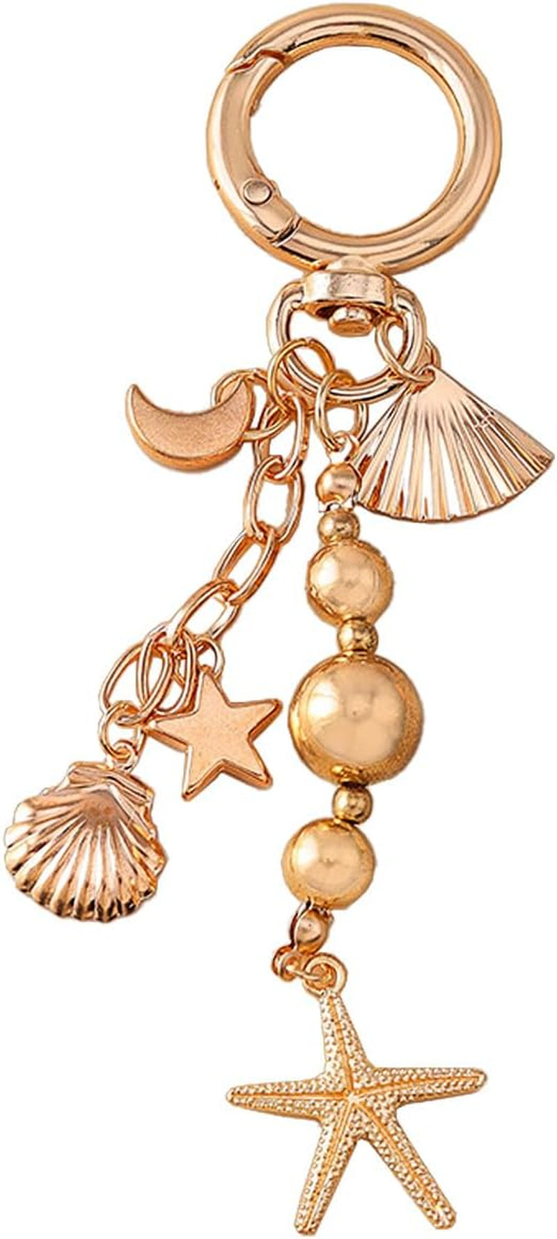 Gold Bag Charm Keychain