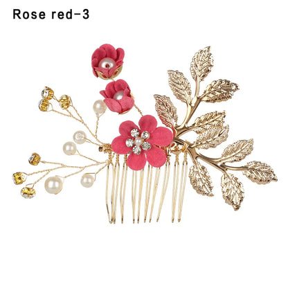 Crystal Flower Hair Pin