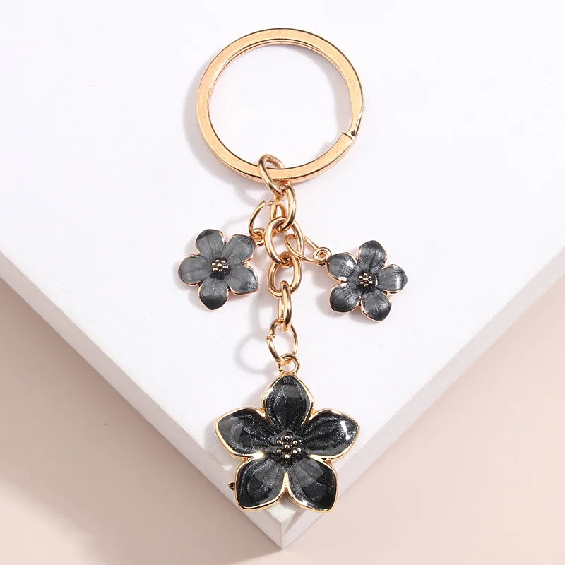 Cute Sakura Flower Keychain