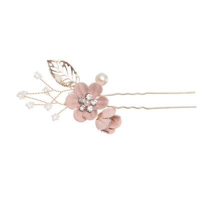 Crystal Flower Hair Pin