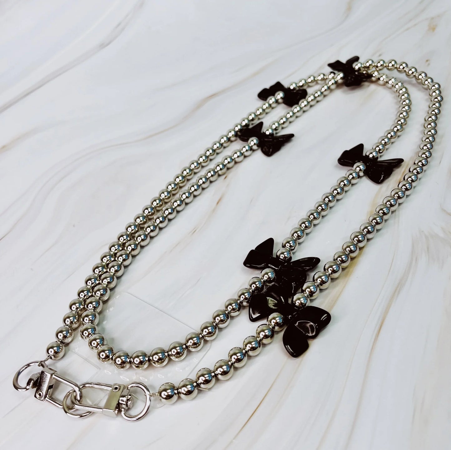 Bows and Beads Phone Lanyard