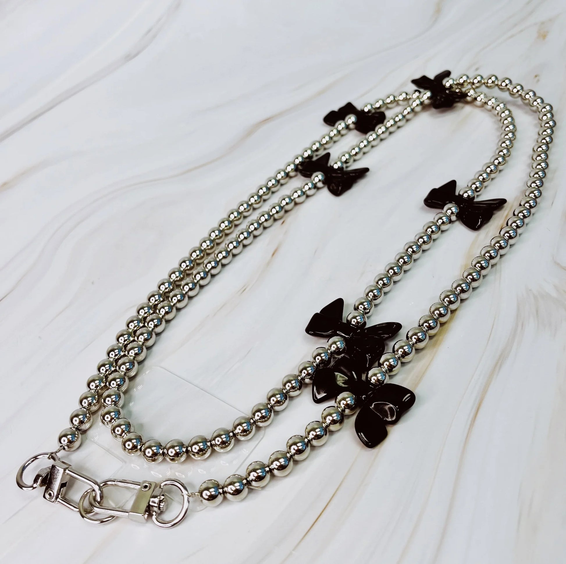 Bows and Beads Phone Lanyard