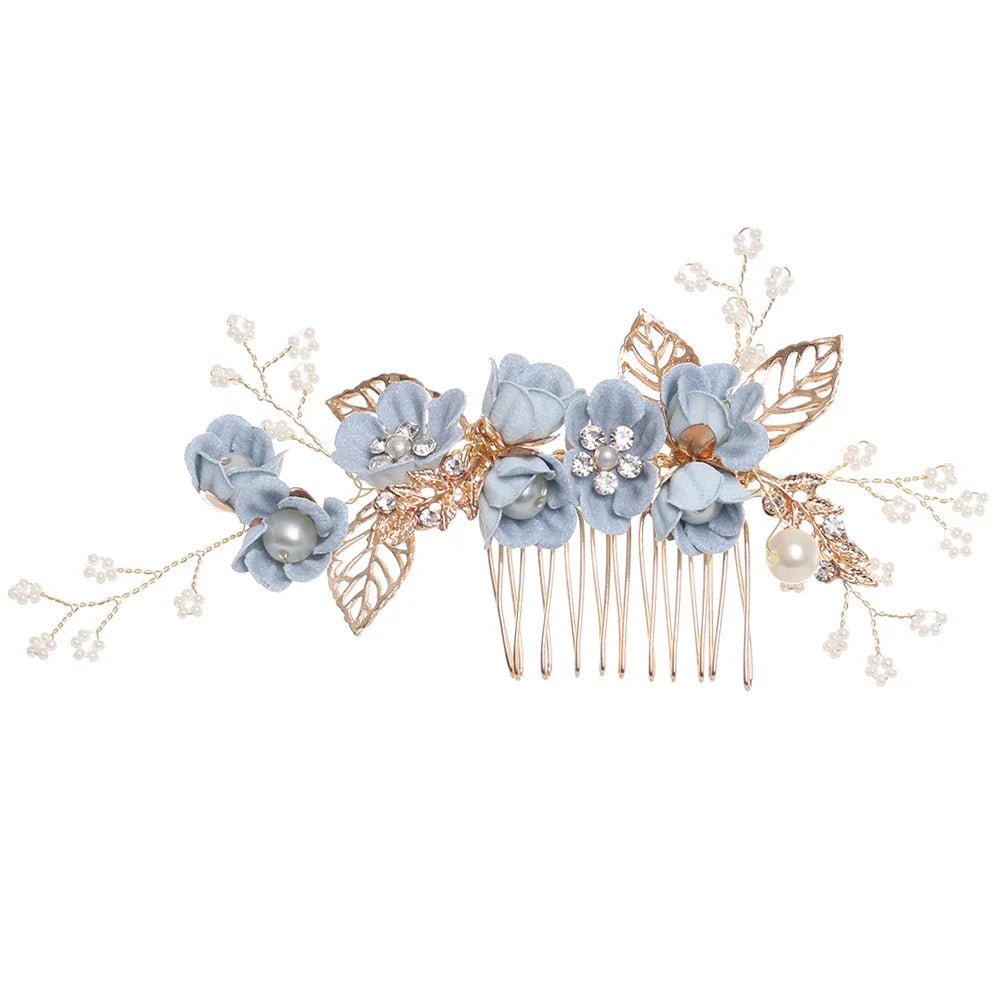 Crystal Flower Hair Pin
