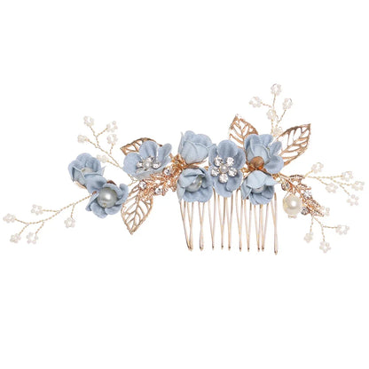 Crystal Flower Hair Pin