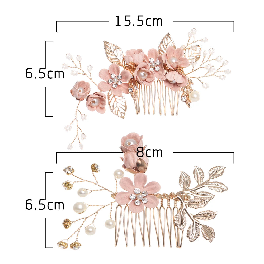 Crystal Flower Hair Pin