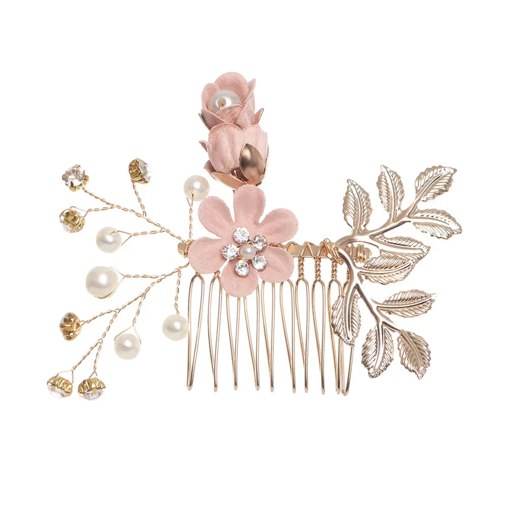 Crystal Flower Hair Pin