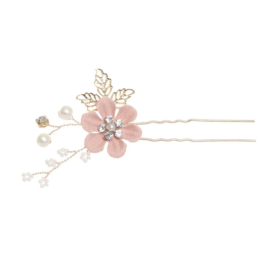 Crystal Flower Hair Pin