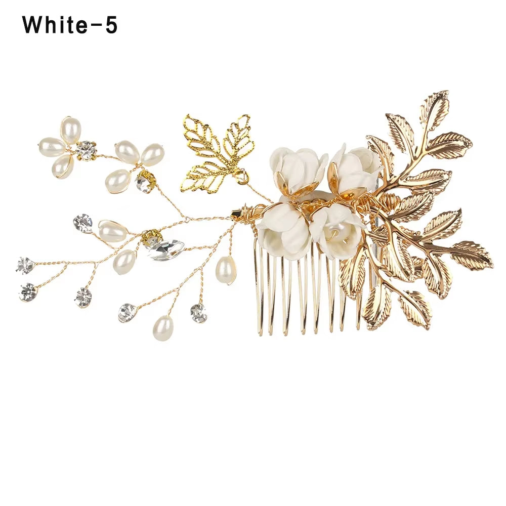 Crystal Flower Hair Pin