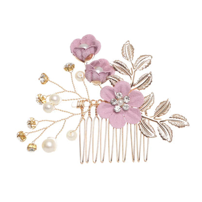Crystal Flower Hair Pin
