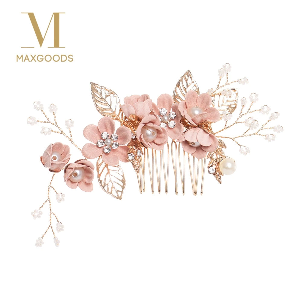 Crystal Flower Hair Pin