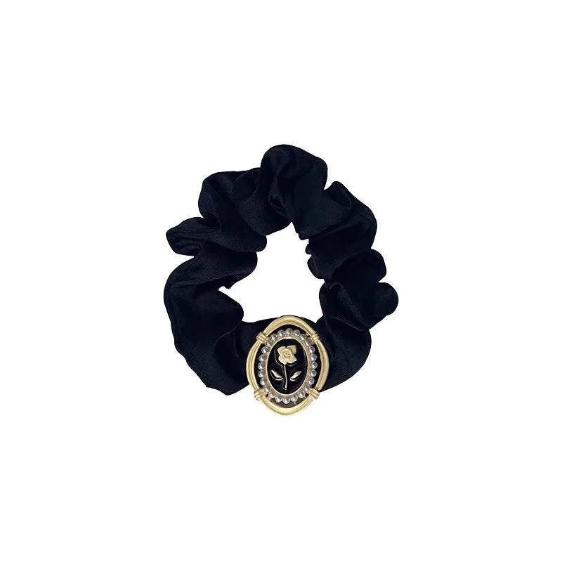 Vintage Style Rose Hair Tie