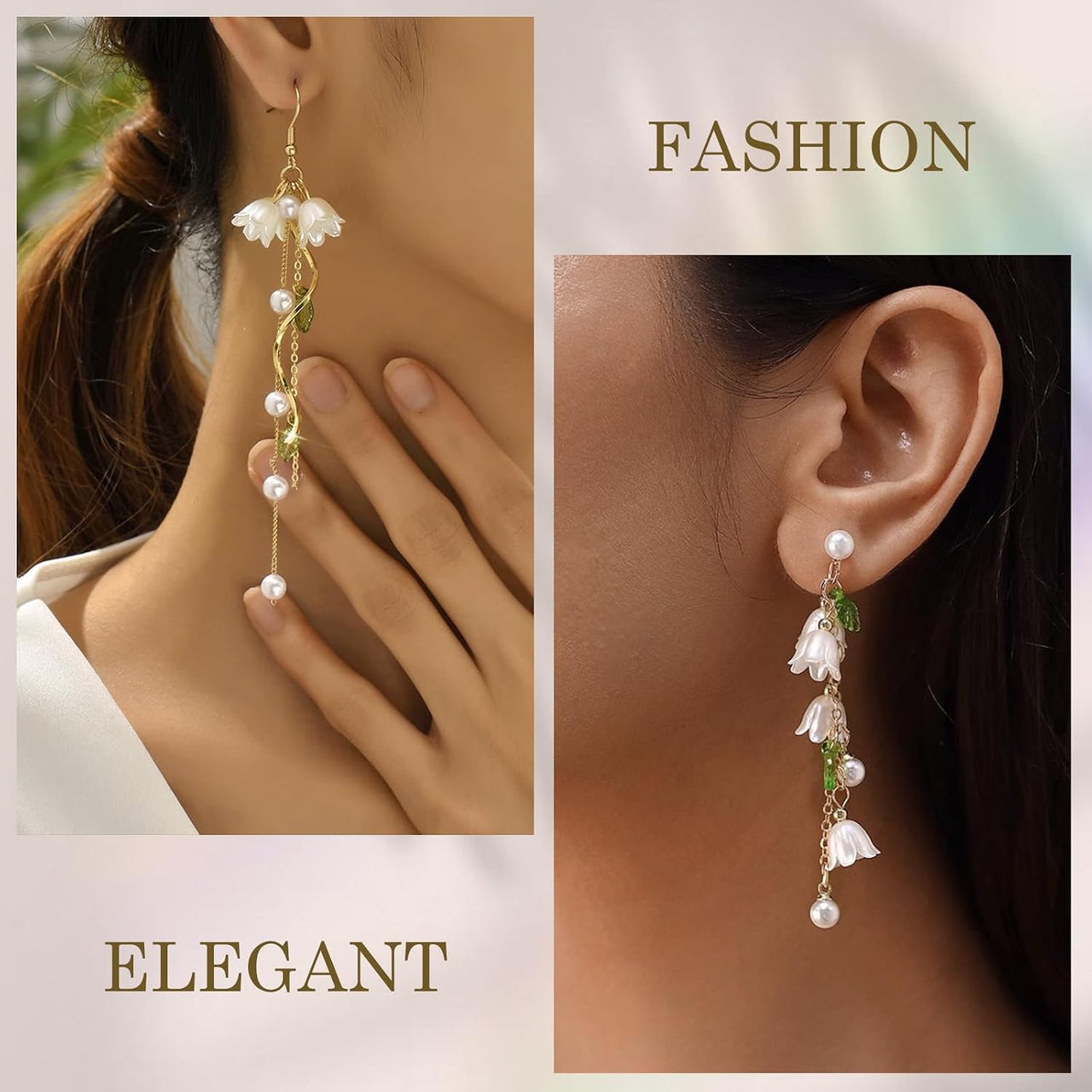 Fairy Flowers Dangling Earrings