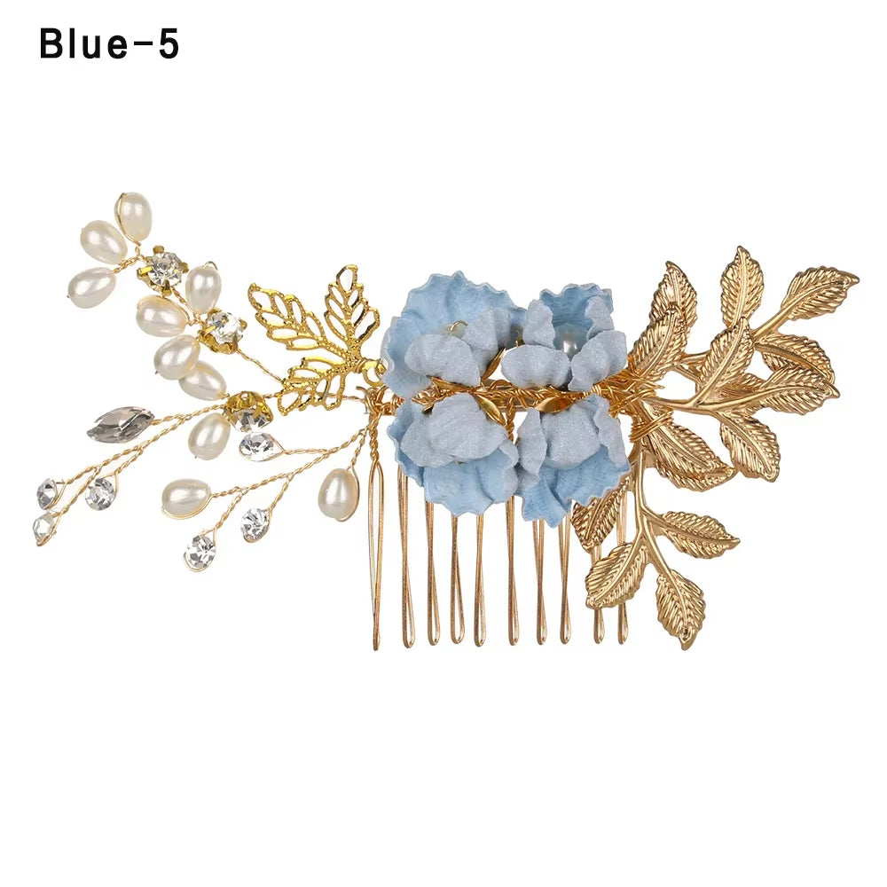 Crystal Flower Hair Pin