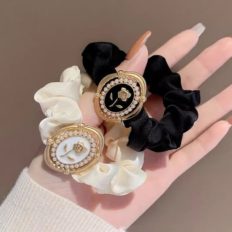 Vintage Style Rose Hair Tie