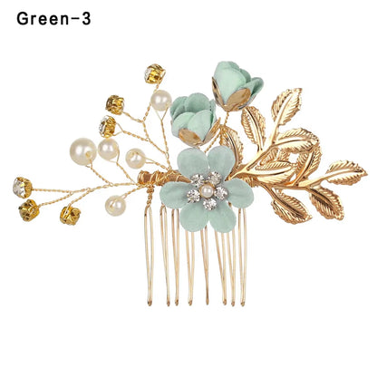 Crystal Flower Hair Pin