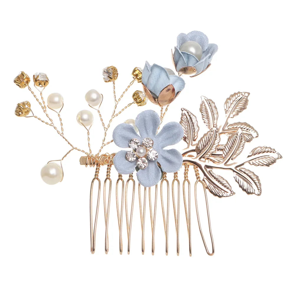 Crystal Flower Hair Pin