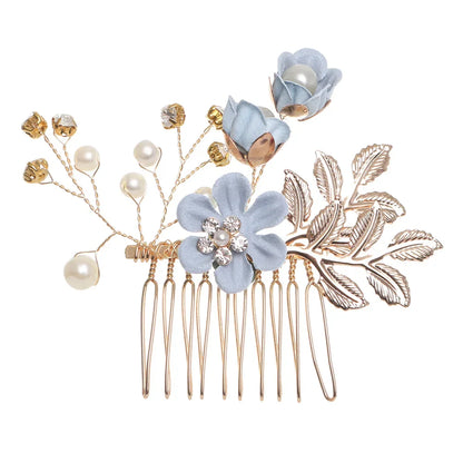 Crystal Flower Hair Pin