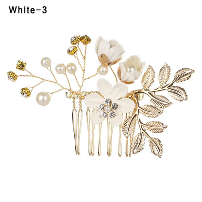 Crystal Flower Hair Pin