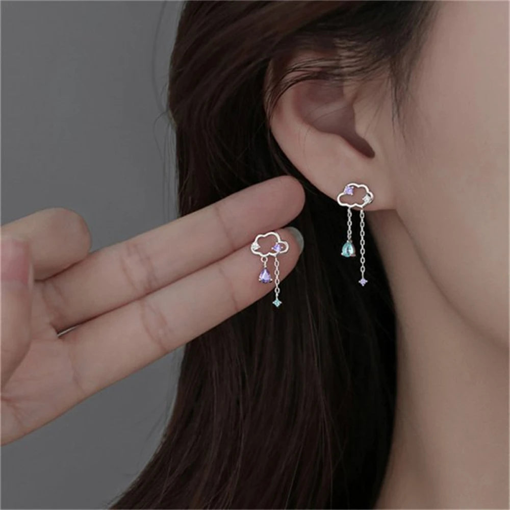 Moon Drop Earrings