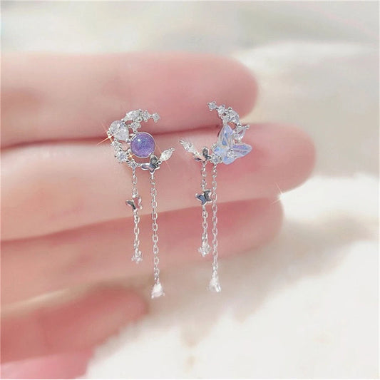 Moon Drop Earrings