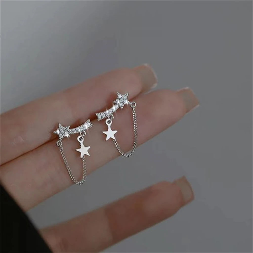 Moon Drop Earrings