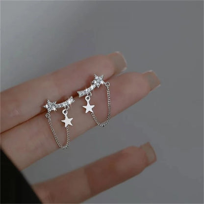 Moon Drop Earrings