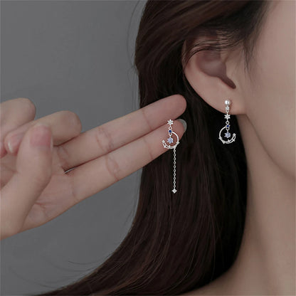 Moon Drop Earrings