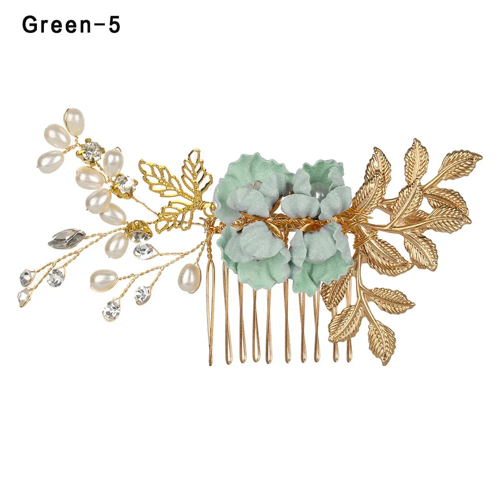 Crystal Flower Hair Pin