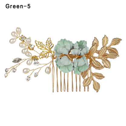 Crystal Flower Hair Pin