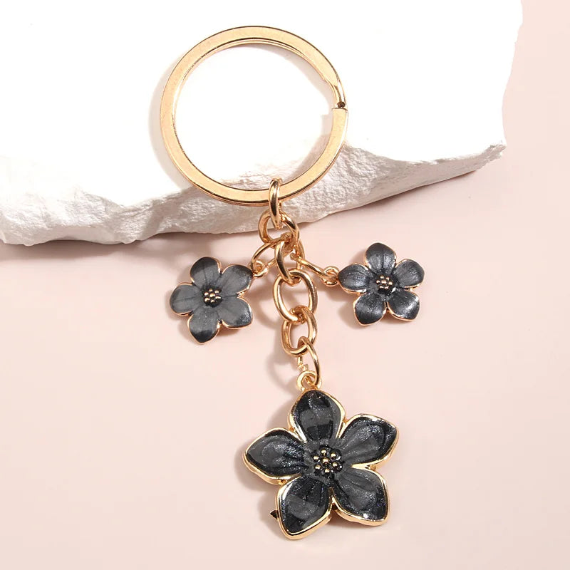 Cute Sakura Flower Keychain
