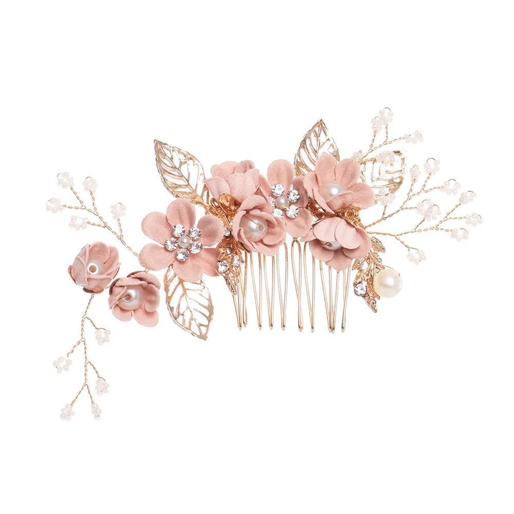 Crystal Flower Hair Pin