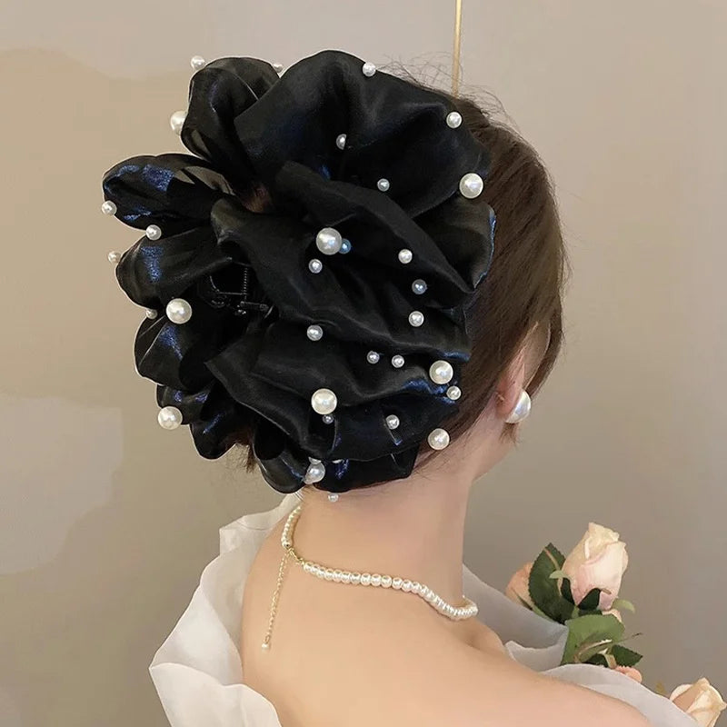 Lolita Lace Bow Ribbon Hair Clip