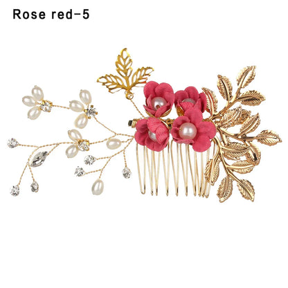 Crystal Flower Hair Pin
