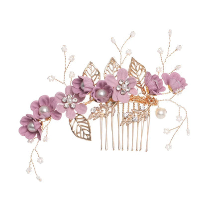Crystal Flower Hair Pin